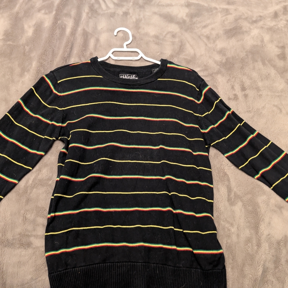 Vintage Stylish Black Men's Sweater